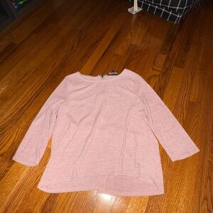 W5 Blush Pink Textured Top